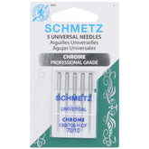 Chrome Universal Needles, Schmetz (5pk)